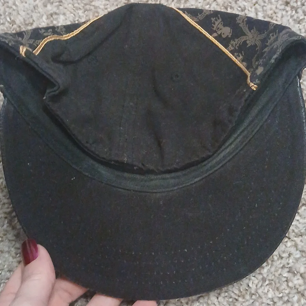 Playboy Hat Black & Gold - Picture 2 of 4